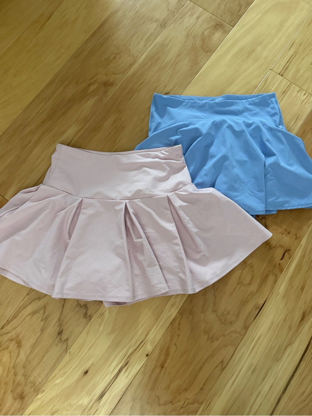 Old Navy Tennis Skirt Bundle in Light Pink and Light Blue